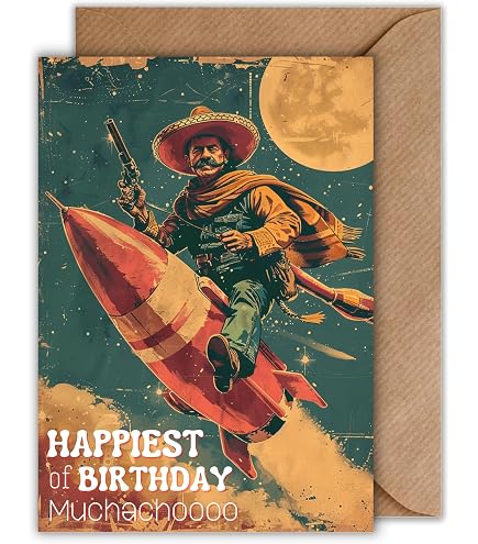 Glitzer Geburtstagskarte Cowgirl Mit Pferd – 12x17,5 Cm, Gelb, Mit Umschlag, Für Mädchen