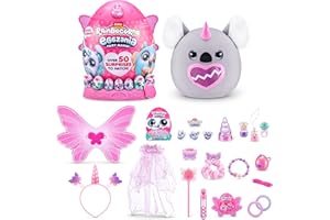 RAINBOCORNS Eggzania Fairy Mania de ZURU, Peluche, Peluche Coleccionable, Huevos Sorpresa, Accesorios ponibles, Slime, Juguetes para niñas (37.7 cm), (Koala)
