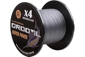 OROOTL Geflochtene Angelschnur 100M~1000M 4fach PE Geflochten Angeln Schnüre Braided Fishing Line(10LB-133LB) für das Salzwasser Süßwasser