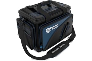 Reaction Tackle Bolsa de aparejos de pesca – Bolsa grande resistente al agua salada, material impermeable de PVC 600D, bolsa mediana