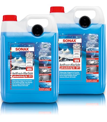 SONAX 2x 5 L ANTIFROST+KLARSICHT SWEET HOME BIS ZU -18 ° C SCHEIBEN FROSTSCHUTZ