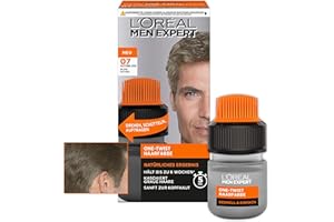 ‎L'ORÉAL MEN EXPERT L'Oréal Men Expert Haarfarbe für Männer, 100% Grauhaarabdeckung und 6 Wochen Halt, Für alle Haartypen geeignet, One-Twist Haartönung, Nr. 7 Natürliches Blond, 1 Stück