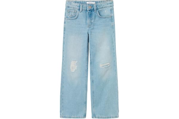 NAME IT flickor jeans Nkfrose Hw Wide Jeans 1411-te Noos