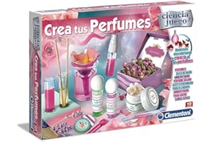 Clementoni - Kit CREA Tus perfumes, Juego Educativo cosmética, a Partir de 8 años, Juguete en español (55204)