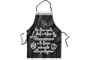 KAÏDENSÏ Idea Regalo Tifoso Calcio Originale – Grembiule da Cucina Divertente Chef – Gadget Idee Regali Divertenti per Tifosi