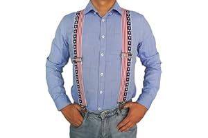 MELO WORK GEAR MELOTOUGH Bretelles réglables et élastiques en forme de X avec clips très solides pour homme 60 cm de large – Très résistantes