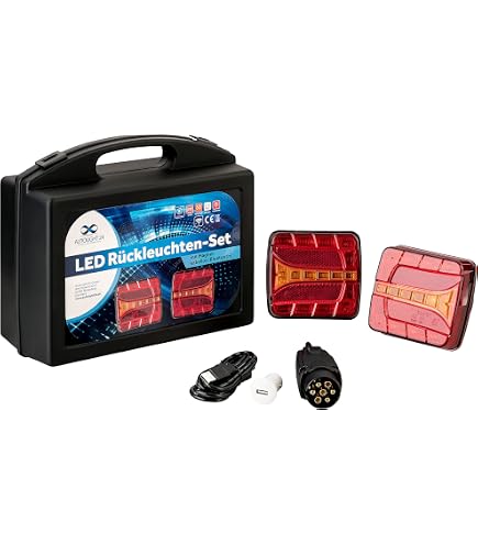 12-24V Kabelloses LED-Rückleuchten-Set Mit Magnet, 7-poligem Sender, USB-Ladung, IP65 Wasserdicht – Für 12-24V Kabelloses LED-Rückleuchten-Set Mit Magnet, 7-poligem Sender, USB-Ladung, IP65 Wasserdicht – Für