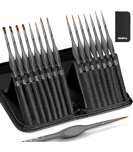 Angelus Micro Detail Paint Brush Set - Tandy Leather Europe