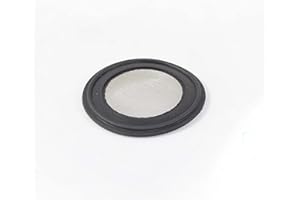 ARTESIAN SYSTEMS 100 Micron VITON/FKM Tri Clamp Screen Filter Gasket 316L (100Uf Micron/150Mesh) Stainless Steel Pharmaceutical Grade Filter Mesh. VITON with & FDA Certification (1.5")