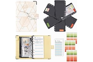 Harphia Zestaw planerów w formacie A6 z kolorowymi guzikami z poliuretanu w kolorze żółtej siatki