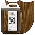 GRAIN GUARD Wood Stain Water Based | Medium Oak | 5L | Interior Furniture Stain | Light & Dark Stains | Eco-Friendly & Non-Toxic Wood Dye | Easy Application | Quick Dry & Low Odour