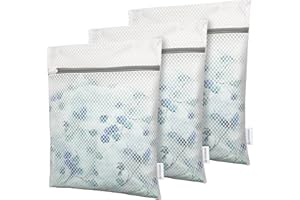Foyer Nuage Filet Linge Machine à Laver,Lot de 3Sacs à Linge 30x40cm,Filet pour Linge Délicat pour Machine à laver,Sacs à Linge pour Lingeries,Chaussettes,Sous-Vêtements (3S)
