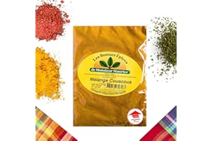 MABBY Epices Artisanales Unique de Guadeloupe | Saveurs Exotiques pour Cuisine Authentique | Épices du monde - Guadeloupe | Qualité Supérieure (COUSCOUS)