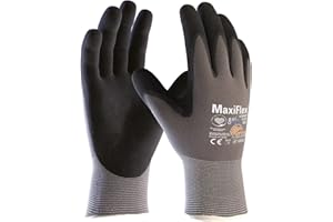 ATG Glove Solutions 42-874/10 HS Work Safety Gloves - Comfortable - MaxiFlex Ultimate AD-APT - Size 10/XL