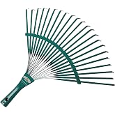 Raco Expert 53731 Metal Grass and Leaf Collection Rake with Wooden Handle 45 Cm
