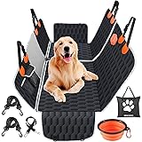 OneAmg Coprisedile Auto per Cani: Copri Sedile Auto per Cani 100% Impermeabile,Telo Auto per Cani di Modalità Amaca/Panca/Tro