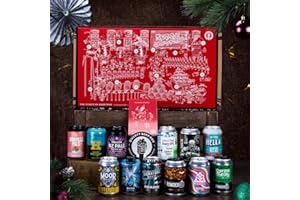 Premium Craft Beer Advent Calendar - IPA & Pale Ale Beer Gift Hamper - 12 Days Of Christmas by QWERTY Beer Box - Beer Gift Set