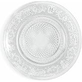 Villa d'Este Home Tivoli Set of 6 Imperial Glass Bread Plates 15 cm Diameter