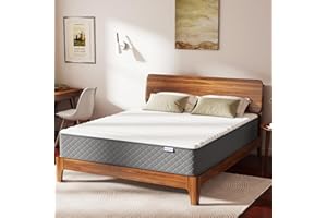 MOLPHIT Matelas 140x190 Épaisseur 25cm Certifié Oeko-TEX, Moyenne Ferme H3 Matelas 2 Personne Hybride à Ressorts Ensachés Indépendant en Mousse à Mémoire de Forme