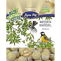 Lyra Pet® 200 x 90 g Meisenknödel mit Netz HK Deutschland Vogelfutter Ganzjahresknödel Fettfutter Wildvögel…