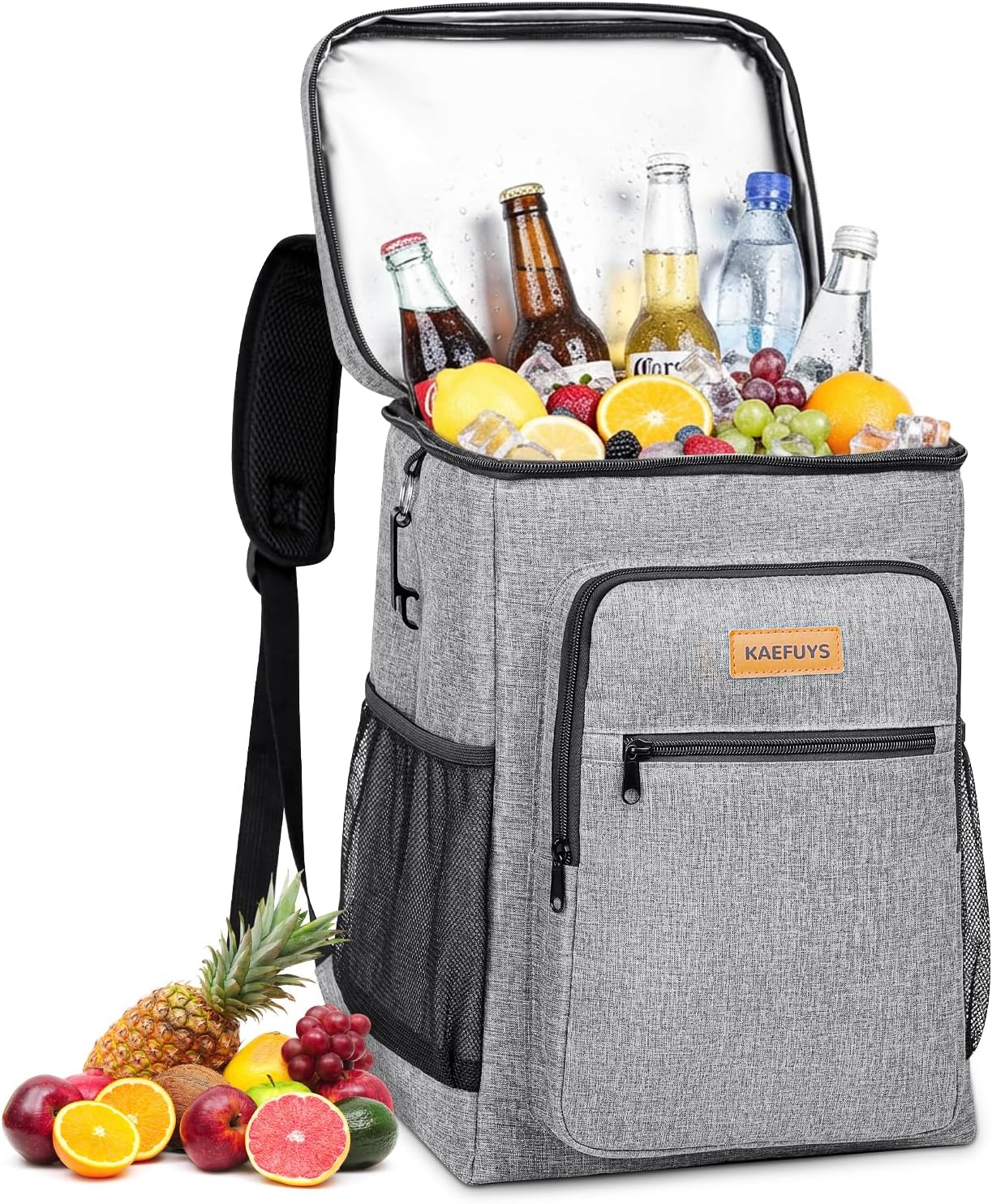 SUNTRIVA Mochila Nevera Isotérmica Bolsa Térmica Bolsa de pícnic 24L Mochila Nevera Grande Antifugas Neveras Portatil Bolsa de Picnic/Camping/Playa/Barbacoa/Viajes/Familia