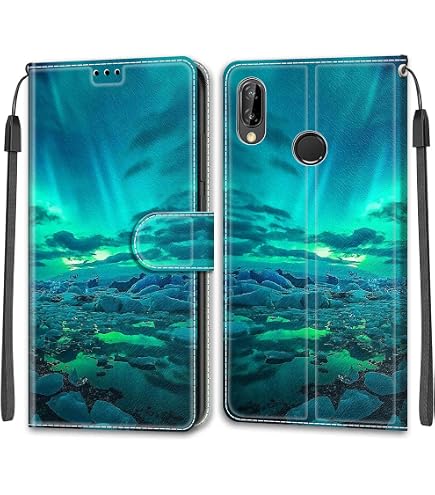 Handyhülle Für Huawei P20 Lite – Leder-Flip-Case Mit Standfunktion & 3 Kartenfächern