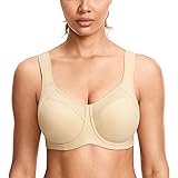 SYROKAN Femme Soutien-Gorge de Sport sans Armatures Dos Nageur