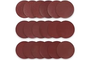 WOMGF Dischi Abrasivi Ø180mm Velcrati 40 Pezzi Grana 40 80 100 180 240 320 400 600 Carta Vetrata per Levigatrice