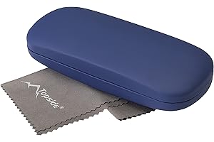 TOPSIDE Custodia rigida per occhiali Softtouch – con panno in microfibra