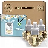 Air Wick Ambientador Eléctrico casa con Aroma a Vainilla y Orquídea, 3 recambios