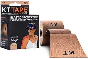 KT Tape - Ruban de kinésiologie Original Non coupé en Coton