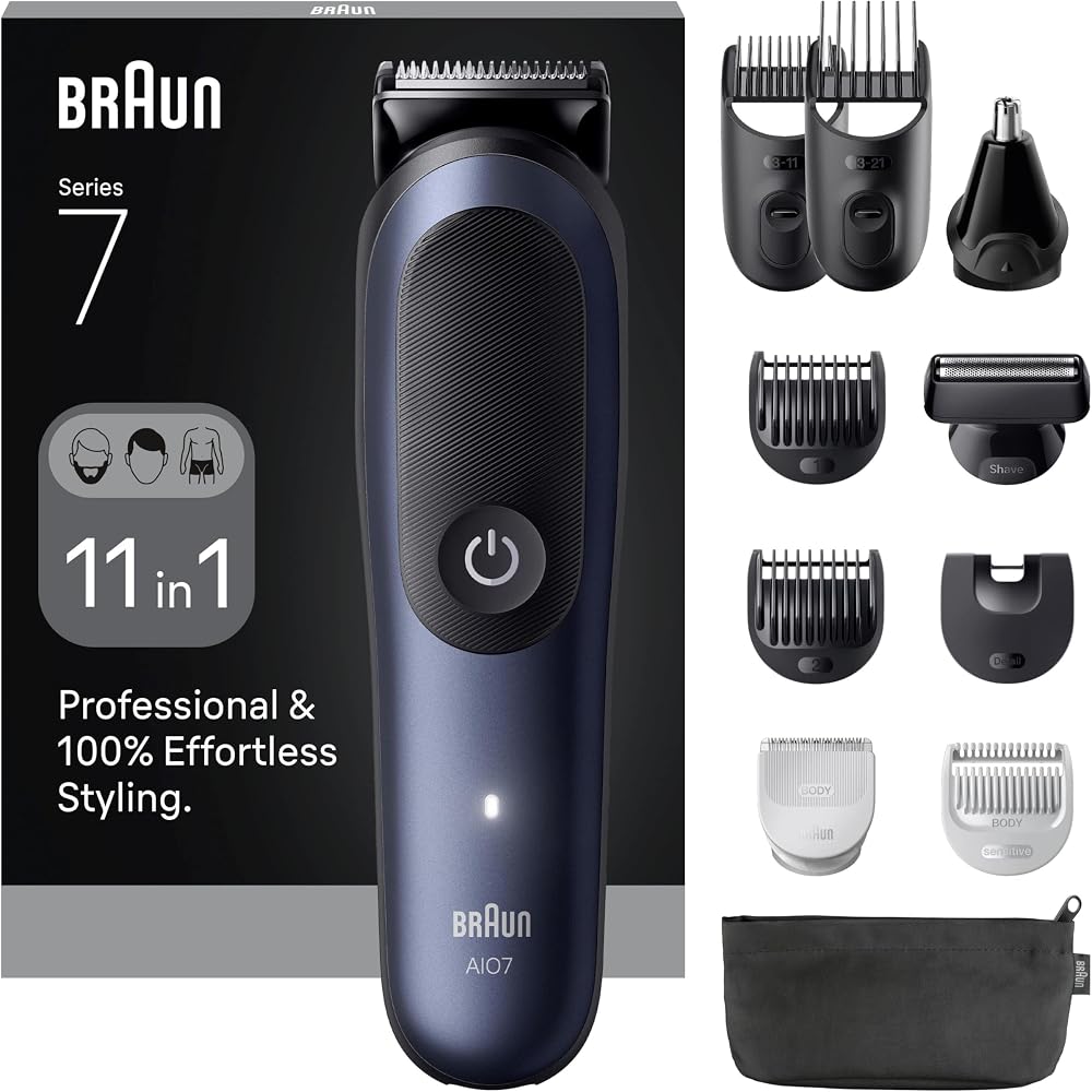 Braun Hepsi Bir Arada Series 7, 11’i 1 arada Tıraş Kiti, ProBlade, AutoSense, AIO7540