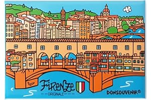 DONSOUVENIR Magnete Firenze. Modello: Ponte Vecchio. CALAMITA da FRIGO