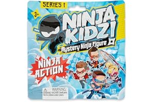 Ninja Kidz Mystery Ninja Figures Mystery Set with 9 characters to collect, Officially Licensed Merch