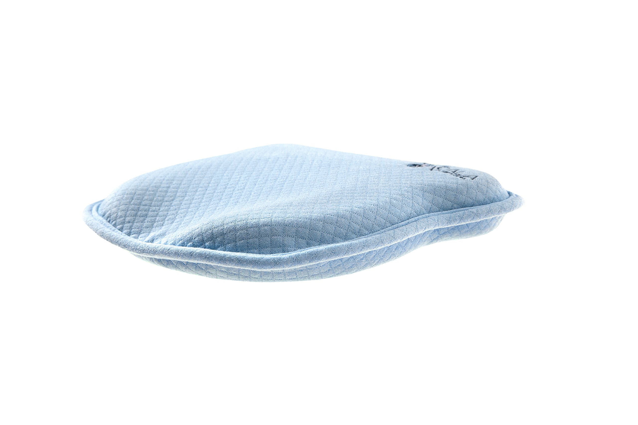 Cuscino Anti Plagiocefalia KBC® - Memory Foam Per Neonati Fino A 36 Mesi Con 2 Federe (Blu) - Foto 9