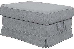 Dagra Perfekter Bezug für EKTORP Hocker (Gray A15)