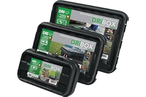 DRIBOX Dri-Box FL-1859-B3 IP55 Weatherproof Box Combo Pack, Black