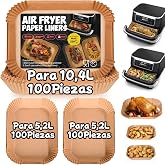 300 Pieces Air Fryer Paper for Ninja Foodi Flexdrawer 10.4L AF500EU | Accessories for Ninja Foodi AF500EU AF500EUCP Airfryer