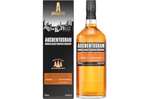 ‎AUCHENTOSHAN Auchentoshan American Oak | Single Malt Scotch Whisky | mit Geschenkverpackung | fruchtiger Geschmack | 40% Vol | 700ml Einzelflasche