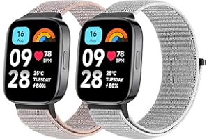BTTNG Armband Kompatibel mit Xiaomi Redmi Watch 3 Active für Damen und Herren, Verstellbares Atmungsaktives Nylonband Sport Solo Loop Ersatzarmband für Redmi Watch 3 Active
