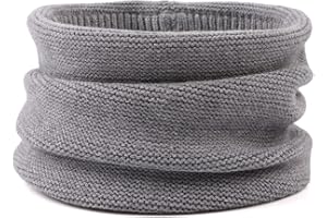 Pesaat Knitted Baby Boys Girls Scarf Autumn Winter Toddler Scarves Warm Round Neck Warmer Infant Toddler Kids