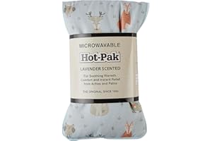Warmies Hot-Pak Woodland Zaino ponderato adatto al microonde con profumo di lavanda francese. Borsa di grano caldo o freddo per un fresco relax e un caldo sollievo