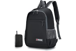 Wandering Star® Mochila de Viaje 45 x 36 x 20 easyJet, Mochila Plegable 32 litros Mochila de Senderismo Impermeable Ultraligero Mochila Trekking Para Hombres Mujeres