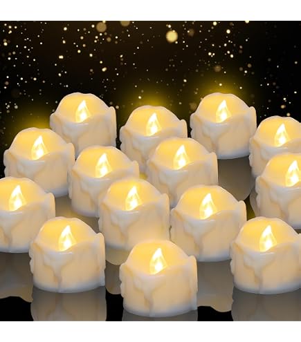 35 Bougies LED Flamme Vacillante ITMNMNL - Pour Déco Noël, Mariage, Fête