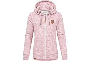 REPUBLIX Damen Sweatjacke Hoodie Sweatshirt Pullover Zipper Jacke RD-020