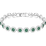 Swarovski Angelic Bracelet for Women, Rhodium Plated