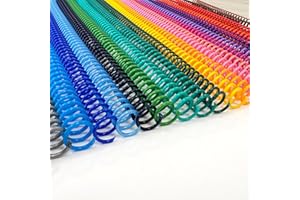 DHP - Espiral Plástico 5:1, 16 mm, A4, MiniPACK Surtido Caja 25, Colores Estándar