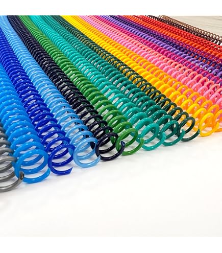 Spirales Métalliques Pour Reliure - Lot De 100, Pas 5:1, 14 Mm, Couleur Blanc - 11
