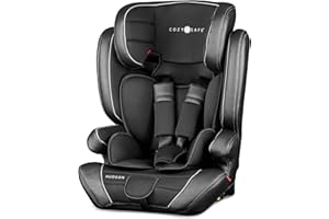 Cozy N Safe Hudson,25KG 5-Point Integral Harness, Group 1/2/3 9-36kg, 9 Months to 12 Yrs, ISOFix & Top Tether, Side Impact Protection, Adjustable Headrest, Forward Facing, Child/Toddler Car Seat