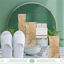 Kit Cortesia Bagno Aura Luxury Da 445 Pezzi - Shampoo, Igiene Intima, Saponette E Cuffie Per Hotel E B&B - Foto 11